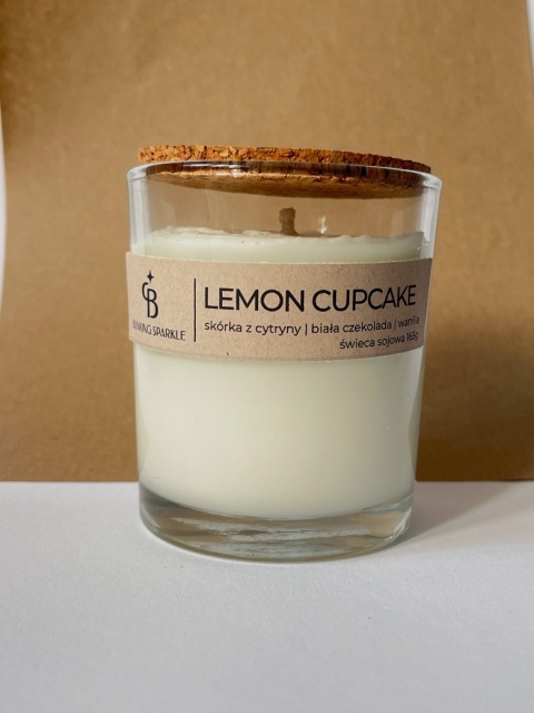 LEMON CUPCAKE świeca sojowa 165g LEMON CUPCAKE świeca sojowa 165g