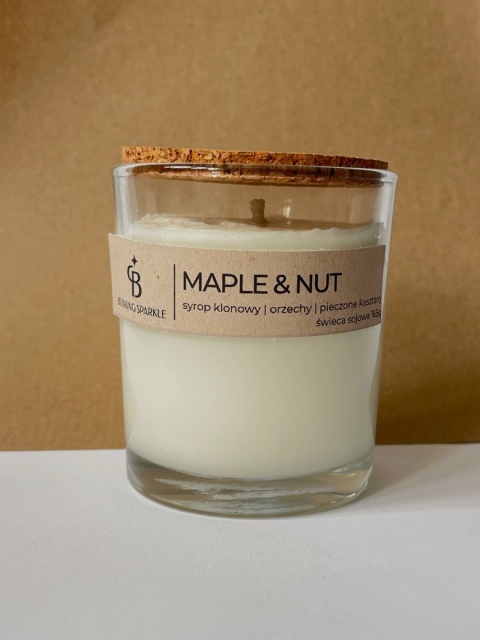 MAPLE & NUT świeca sojowa 165g MAPLE & NUT świeca sojowa 165g