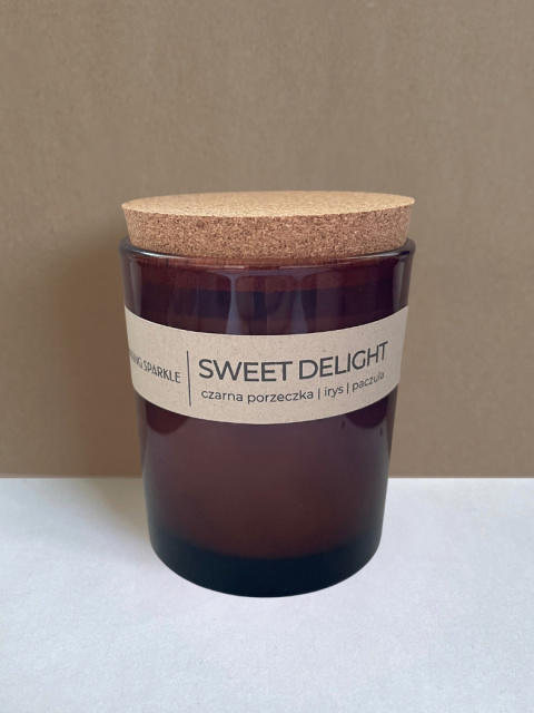 SWEET DELIGHT świeca sojowa 165g SWEET DELIGHT świeca sojowa 165g