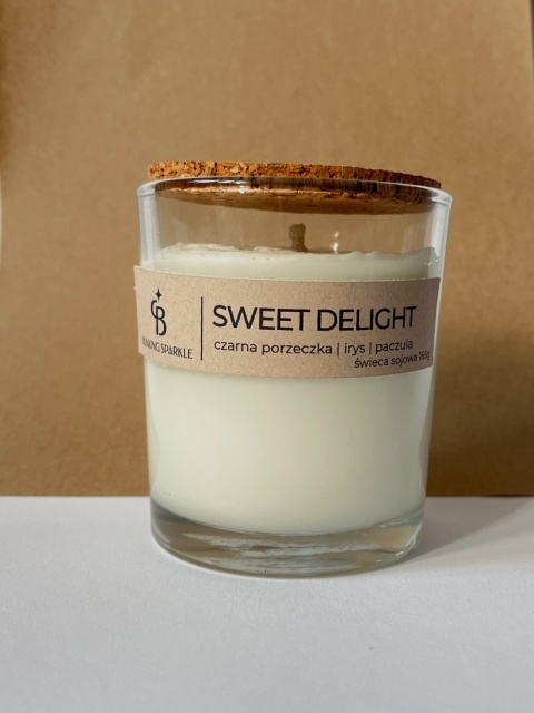 SWEET DELIGHT świeca sojowa 165g SWEET DELIGHT świeca sojowa 165g