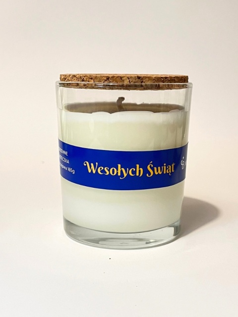 ZESTAW Wesołych Świąt świeca sojowa 2x165g